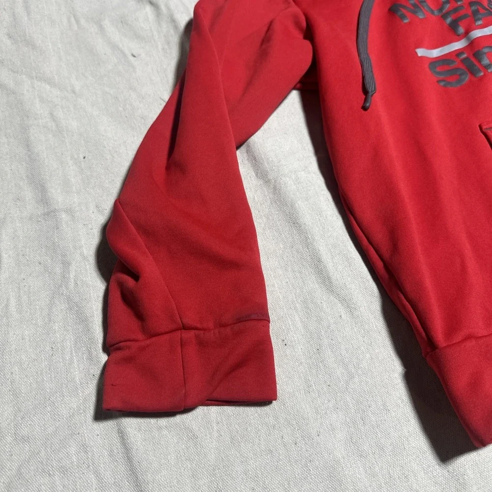 Men's The North Face Since 1968 Red Hooded Sweatshirt Long Sleeve‎ Hoodie -xl